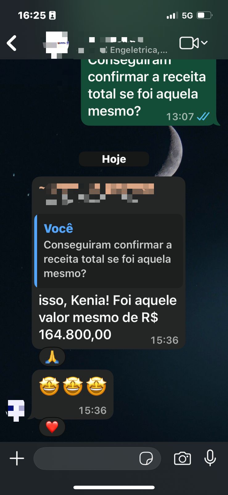 Print de prova social: faturamento aumentado em 5X